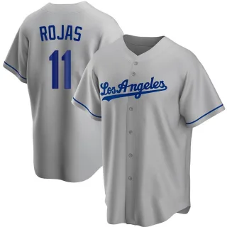Men's Miguel Rojas Los Angeles Dodgers RBI T-Shirt - Heathered Gray