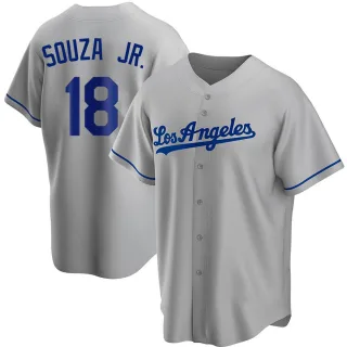 2021 Los Angeles Dodgers Steven Souza Jr. #23 Game Issued Grey