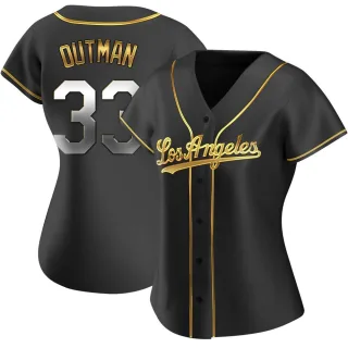 Men's Los Angeles Dodgers #33 James Outman Blue / White Authentic Jersey