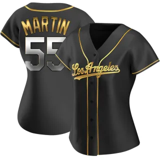 Los Angeles Dodgers Russell Martin White Replica Men's Home Player
